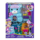Polly Pocket Compact Slaapfeestje Teddybeer Speelset