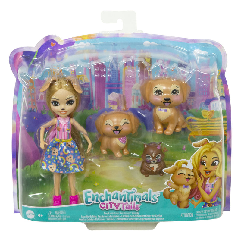 Enchantimals Gerika Golden Retriever Family
