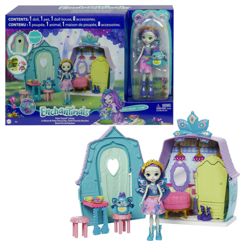 Enchantimals Patter Pauw Huisje met Accessoires