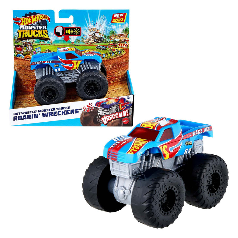 Hot Wheels Monster Trucks Roarin' Wreckers Race Ace 1:43
