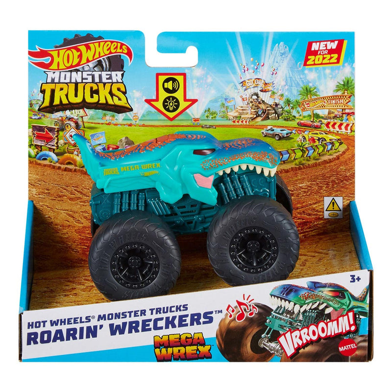 Hot Wheels Monster Trucks Roarin' Wreckers Mega Wrex 1:43