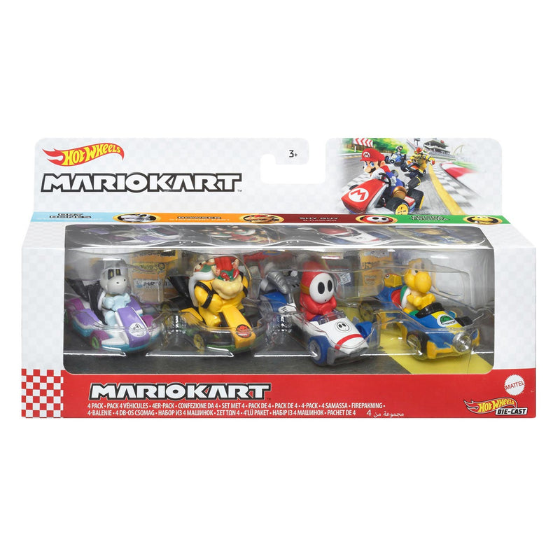 Hot Wheels Mario Kart Die-cast 4-Pack