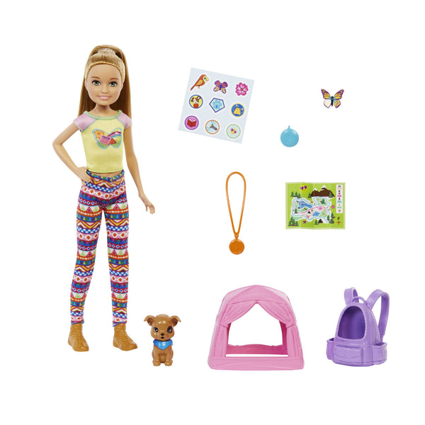 Barbie Stacie Camping Speelset