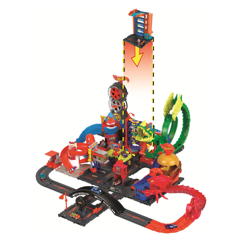 Hot Wheels City Centrum Speelset - Stadsparkeergarage