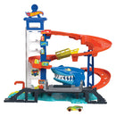 Hot Wheels City Shark Strike Rescue Parkeergarage + Auto