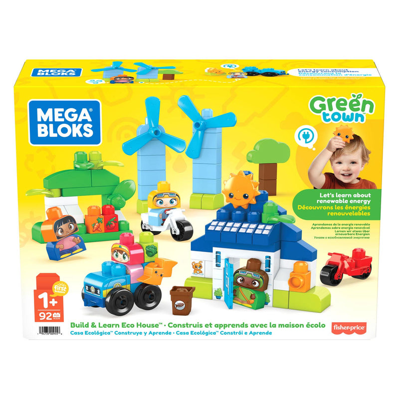 Mega Bloks Green Town Build en Learn Eco House