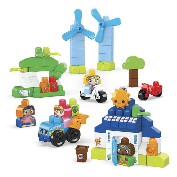 Mega Bloks Green Town Build en Learn Eco House