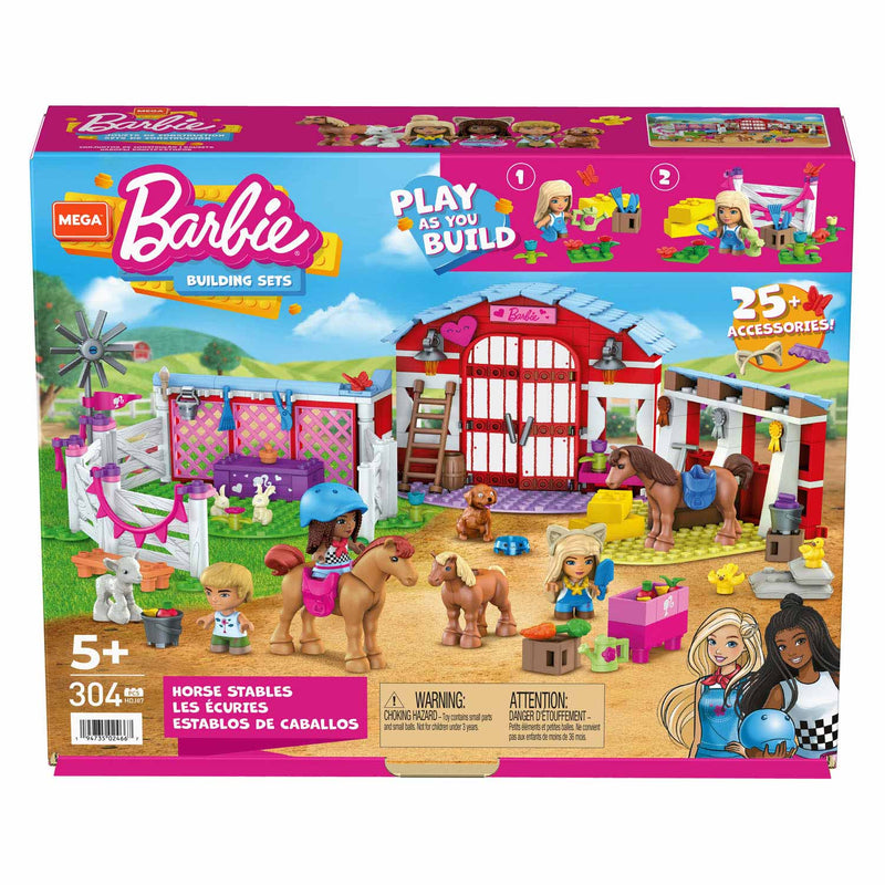 Mega Bloks Barbie Paardenstal