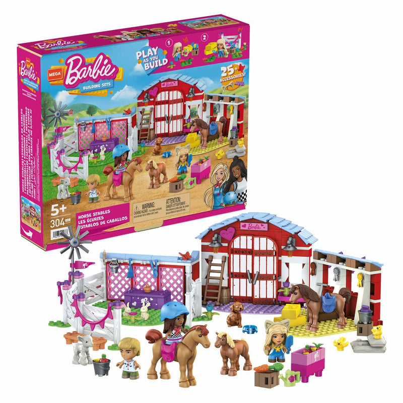 Mega Bloks Barbie Paardenstal
