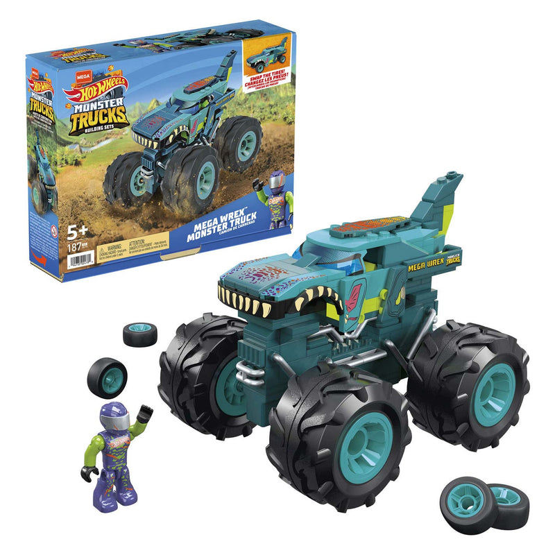 Mega Construx Hot Wheels Mega Wrex Monster Trucks