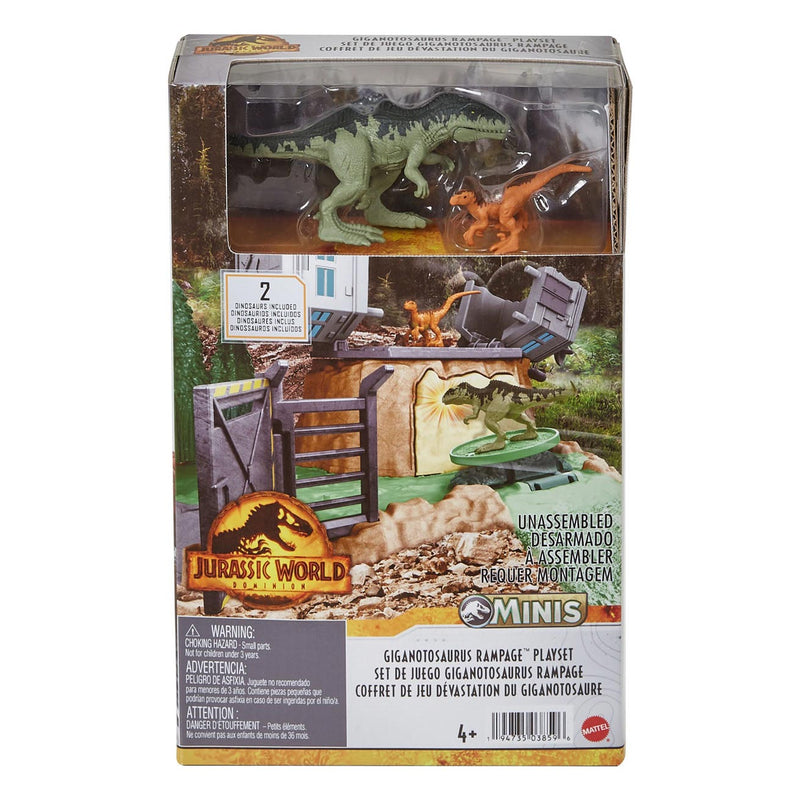 Mattel Jurassic World Minis Giant Dino Rampage Speelset