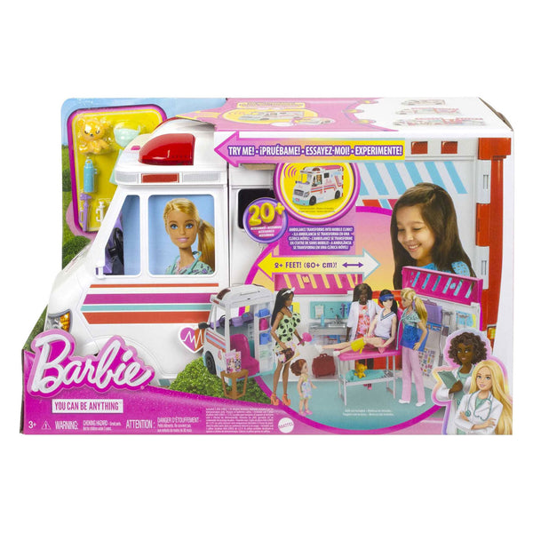 Barbie Ambulance + Licht en Geluid