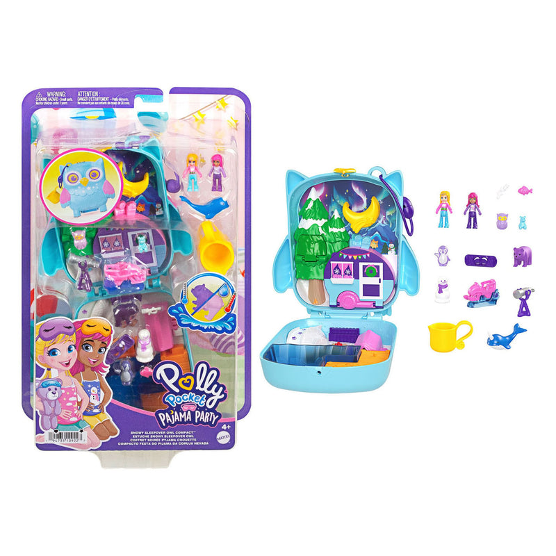 Polly Pocket Pyjamafeestje Slaapfeest Speelset