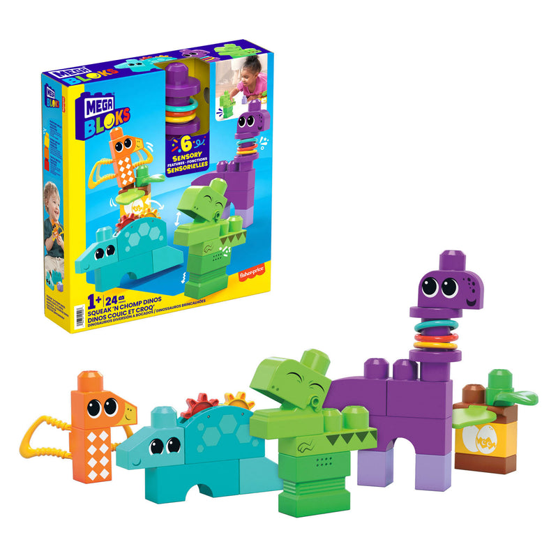 Mega Bloks Squek and Chomp Dinos