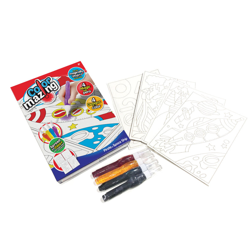 Colourmazing - Piraten en Ruimteschip