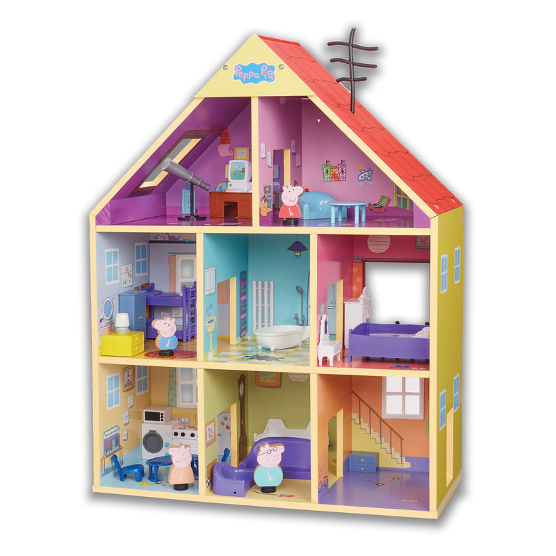 Peppa Pig Houten Speelhuis + Licht en Geluid