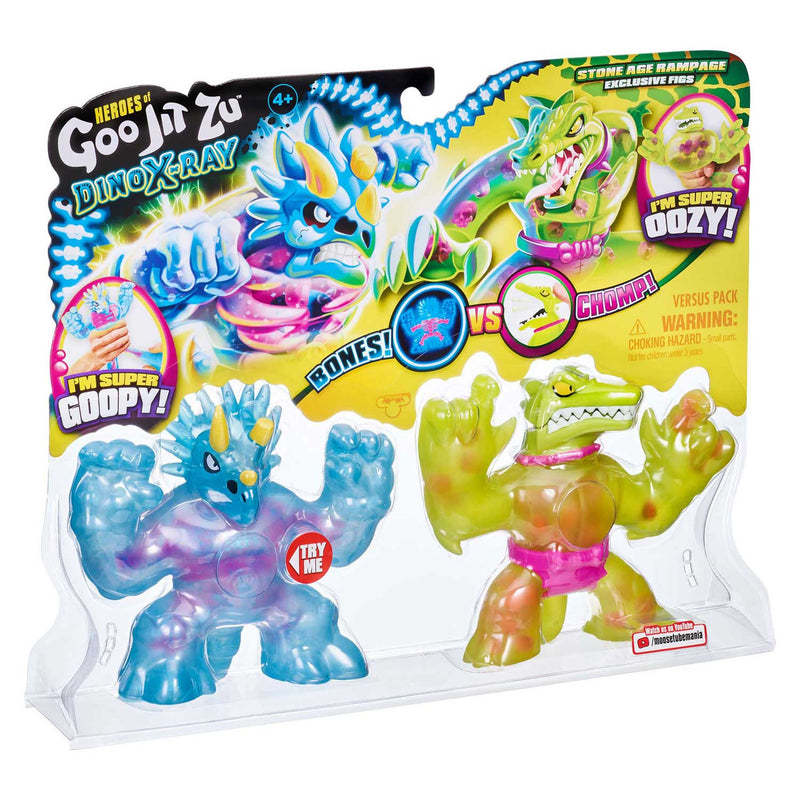 Goo Jit Zu Dino Xray - Tritops vs Shredz