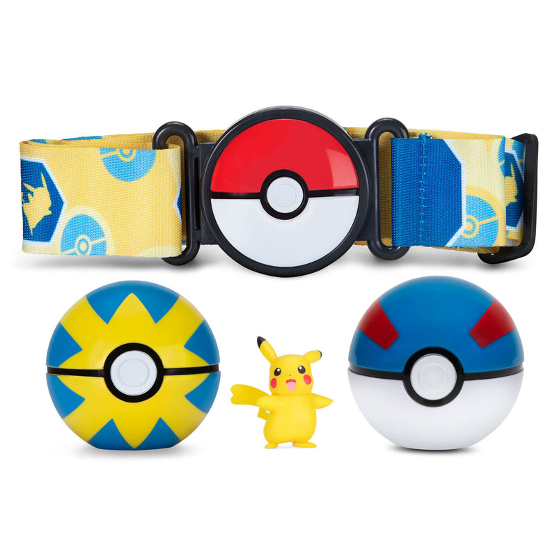 Pokémon Clip n Go Ball Belt Set Pikachu