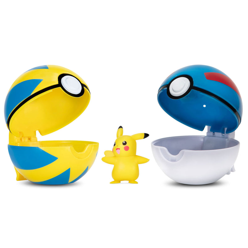 Pokémon Clip n Go Ball Belt Set Pikachu
