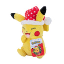 Pokémon Pluchen Knuffel Kerstmuts Pikachu, 24cm