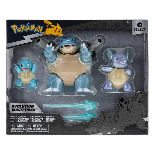 Pokemon Evolution Multipack Speelfiguren - Squirtle, Wartort