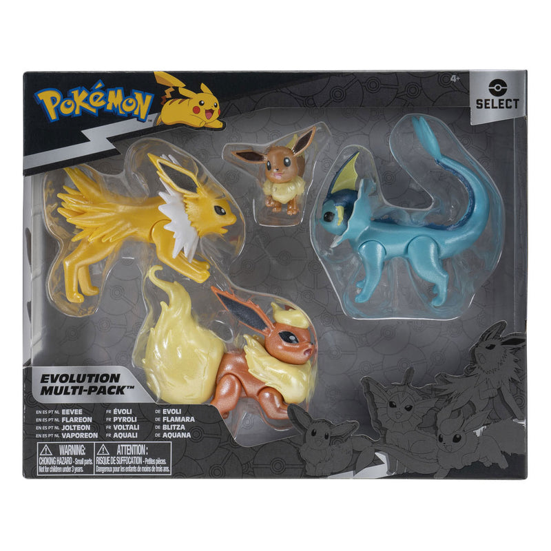 Pokemon Evolution Multipack Speelfiguren - Eevee, Jolteon, F