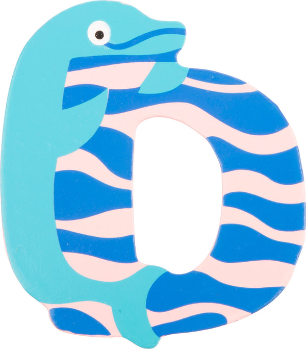 Houten Letter Dieren D