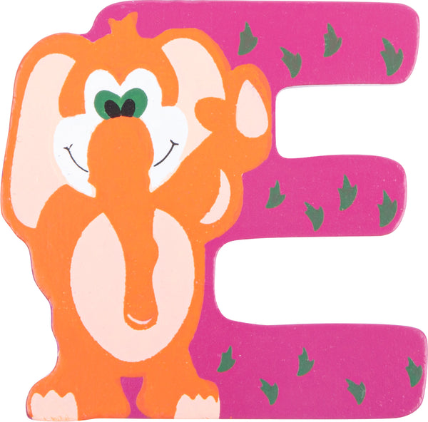 Houten Letter Dieren E