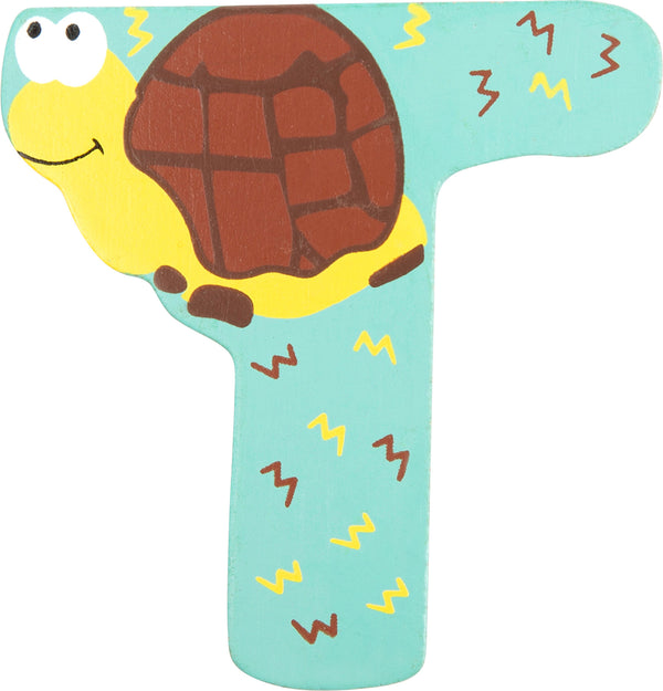 Houten Letter Dieren T