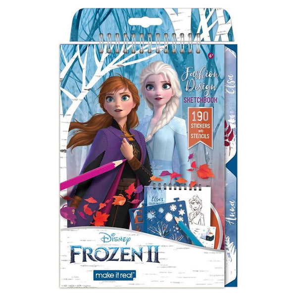 Frozen Sketch- en Stickerboek met Stencils