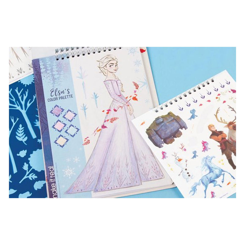 Frozen Sketch- en Stickerboek met Stencils