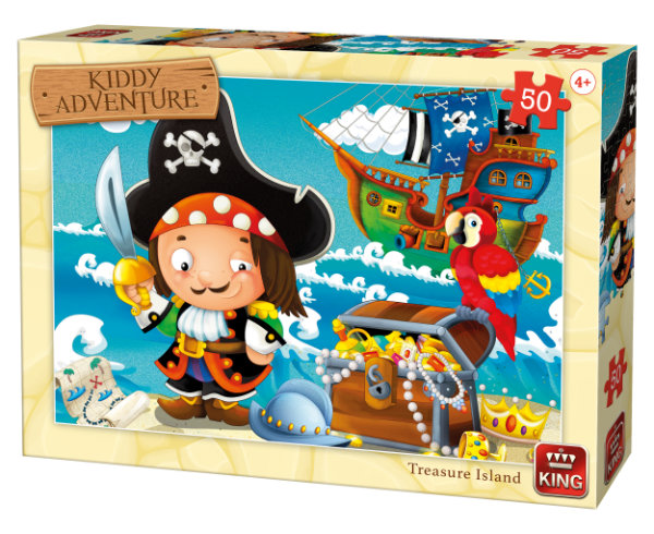 Puzzel 50 st. treasure island 05787