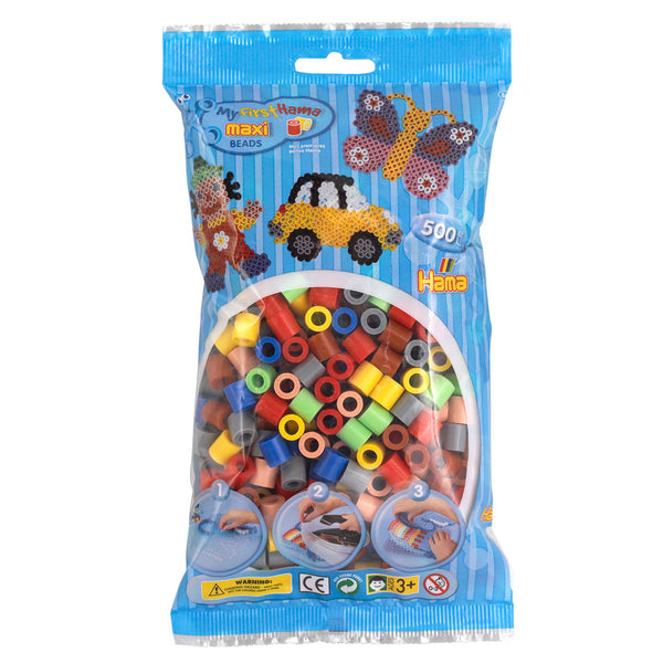 Hama Maxi Strijkkralen Mix Basis 500 Stuks