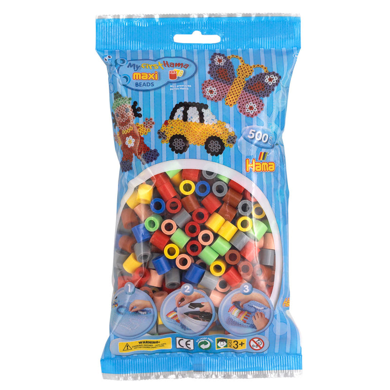 Hama Maxi Strijkkralen Mix Basis 500 Stuks
