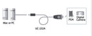 Aten At-uc232a Usb Naar Rs-232 Adapter Kabel 0,35 M