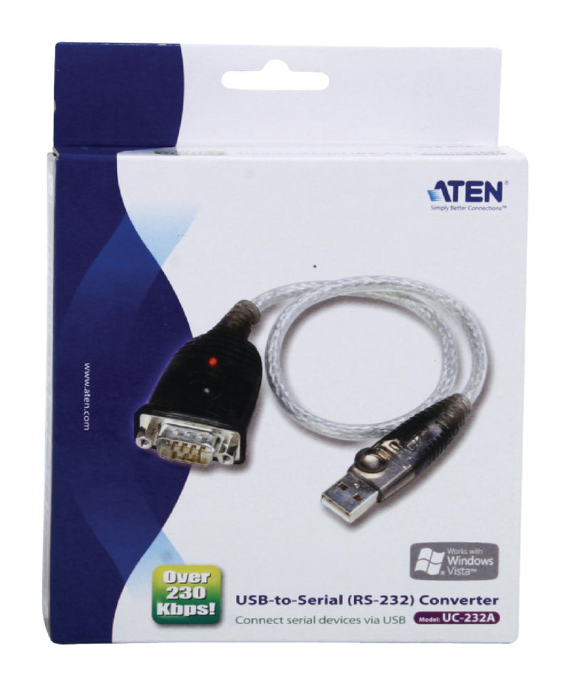 Aten At-uc232a Usb Naar Rs-232 Adapter Kabel 0,35 M