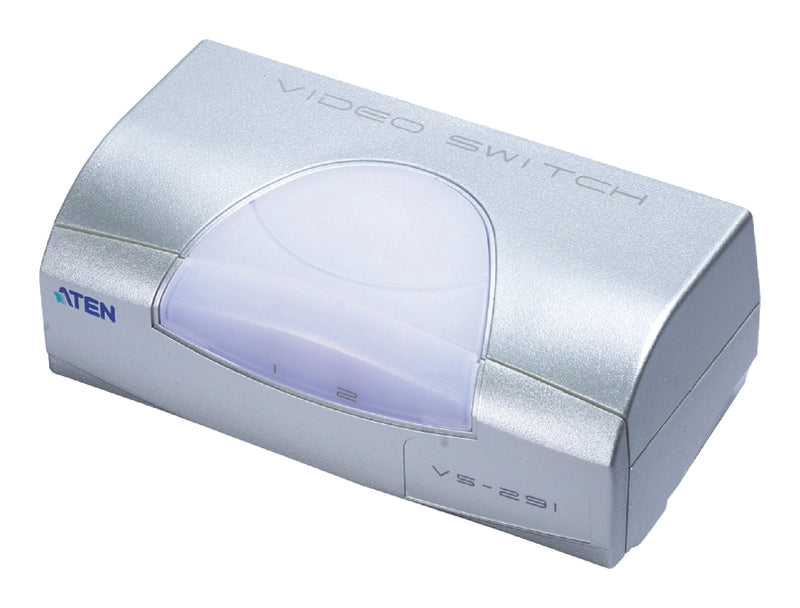 Aten VS291-AT-G 2-poorts Vga Schakelaar Zilver