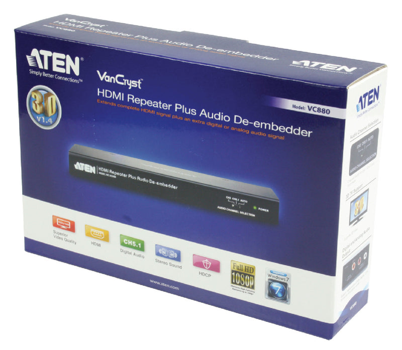 Aten At-vc880 Hdmi Videoverdeler + Audio