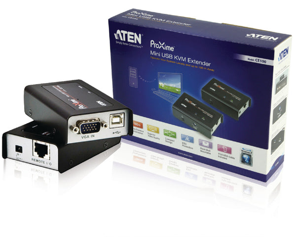 Aten At-ce100 Mini Usb Kvm Extender