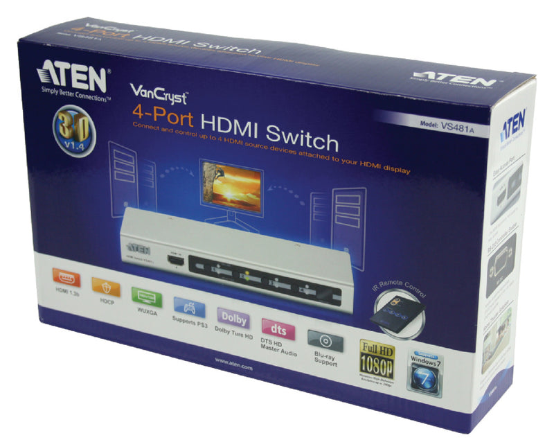 Aten At-vs481a 4-poorts Hdmi Schakelaar