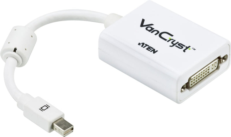 Aten VC960-AT Mini Displayport Kabel Mini-displayport Male - Dvi-i 24+5-pins Female 0.15 M Wit