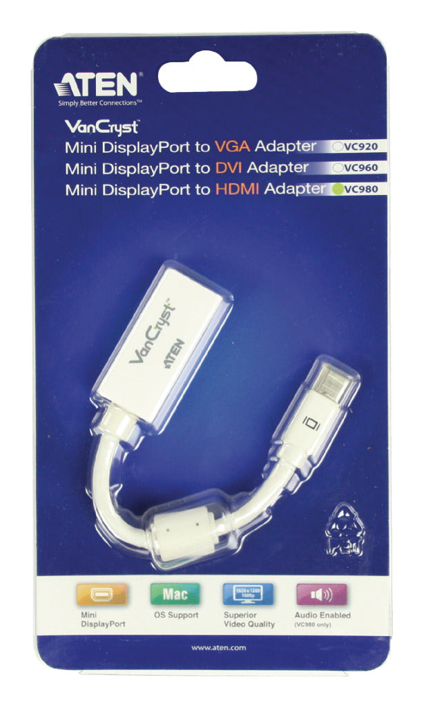 Aten At-vc980 Mini Displayport Naar Hdmi Adapter