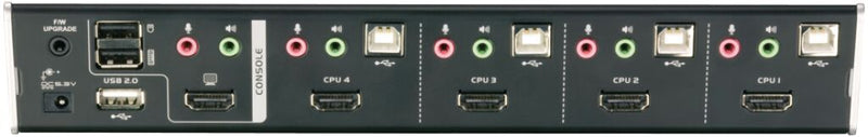 Aten CS1794-AT-G 4-poorts Kvm Switch Zwart