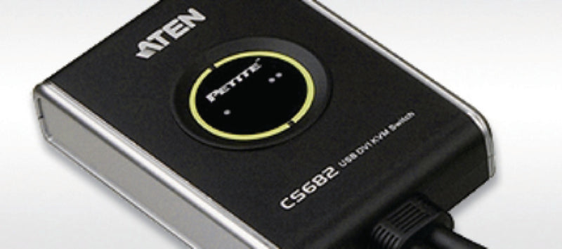 Aten At-cs682 2-poorts Usb Kvm Schakelaar met Audio