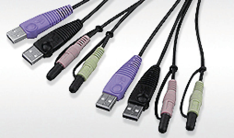 Aten At-cs682 2-poorts Usb Kvm Schakelaar met Audio