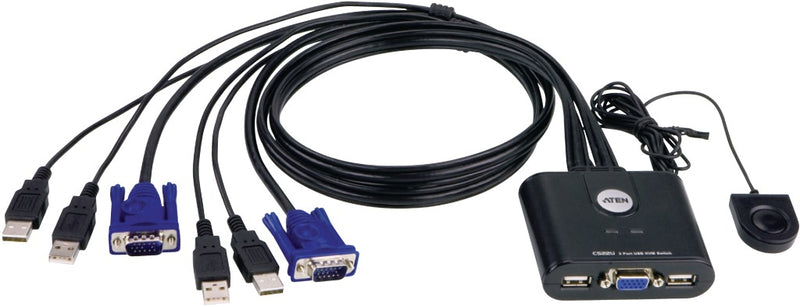 Aten At-cs22u-at 2-poorts Usb Kvm Schakelaar