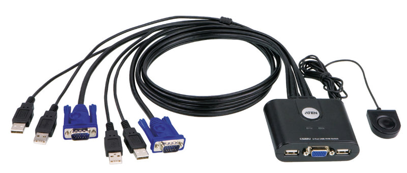 Aten At-cs22u-at 2-poorts Usb Kvm Schakelaar