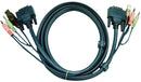 Aten 2L-7D03UD Kvm Kabel Dvi-d 24+1-pins Male / Usb A Male / 2x 3.5 Mm Male - Dvi-d 24+1-pins Male