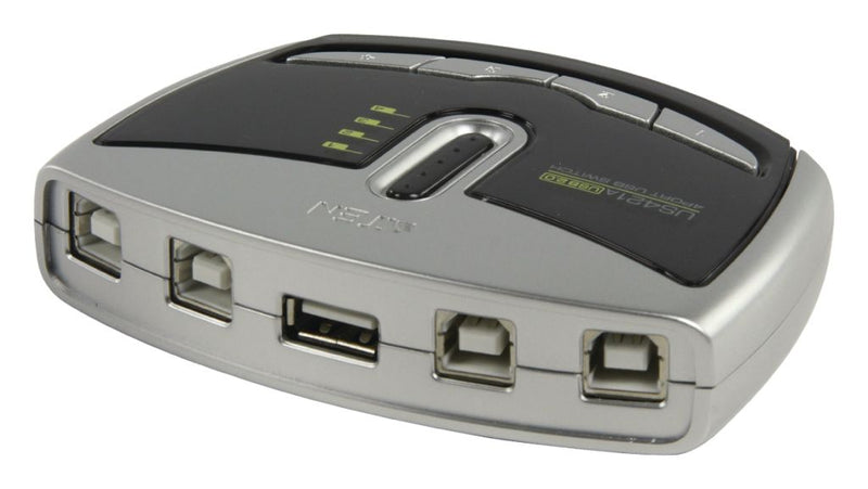 Aten US421A-AT 4-poorts Usb Schakelaar Zilver