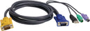 Aten 2L-5303UP Special Kvm Combination Cable, Ps/2/usb/vga 3 M